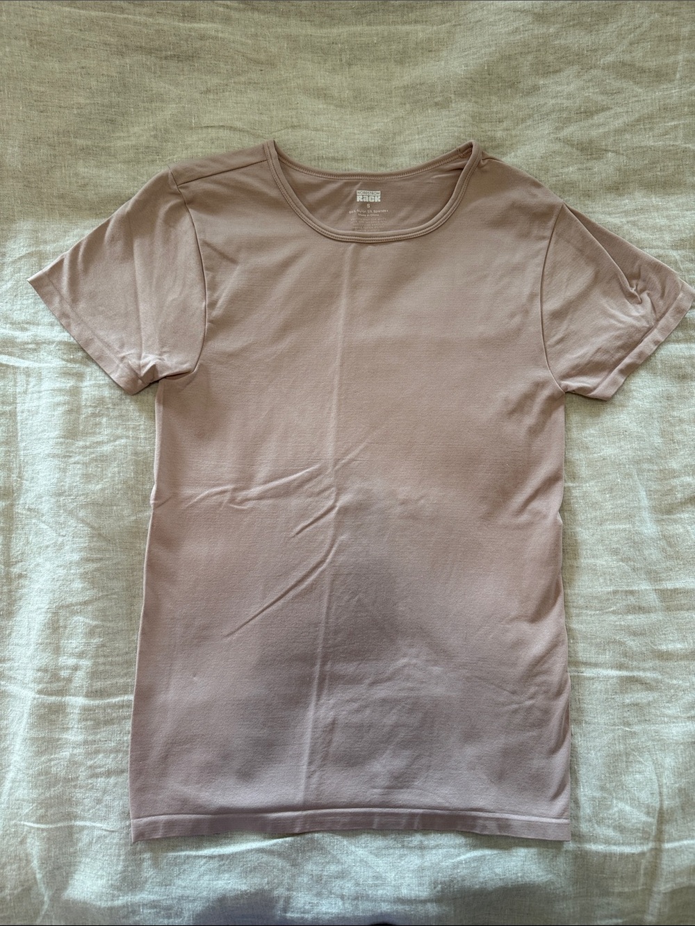 Nordstrom Rack everyday seamless t shirt pink adobe small